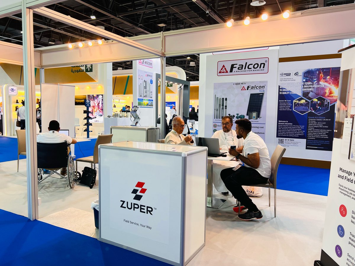 AlchemistAdvan1's tweet image. Last day of Big5. Team is on 🔥. 
Visit us at ‘1F11’ Trade Centre, Dubai. 

#Zuper #FieldServiceSolution