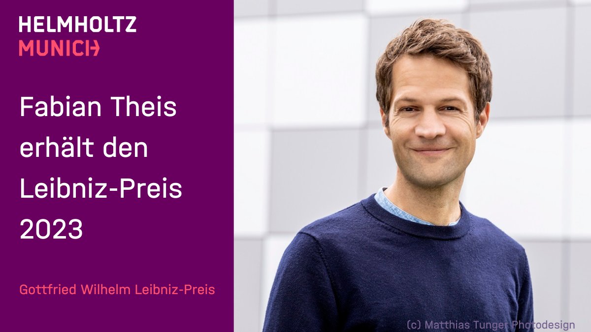 HelmholtzMunich's tweet photo. 👏🎉 Herzlichen Glückwunsch! @fabian_theis erhält den Gottfried Wilhelm Leibniz-Preis 2023 #LeibnizPreis. Wir bei #HelmholtzMunich sind unglaublich stolz und gratulieren zu dieser herausragenden Leistung. #award, #research #LeibnizPreis https://t.co/QZzhyW3PS3