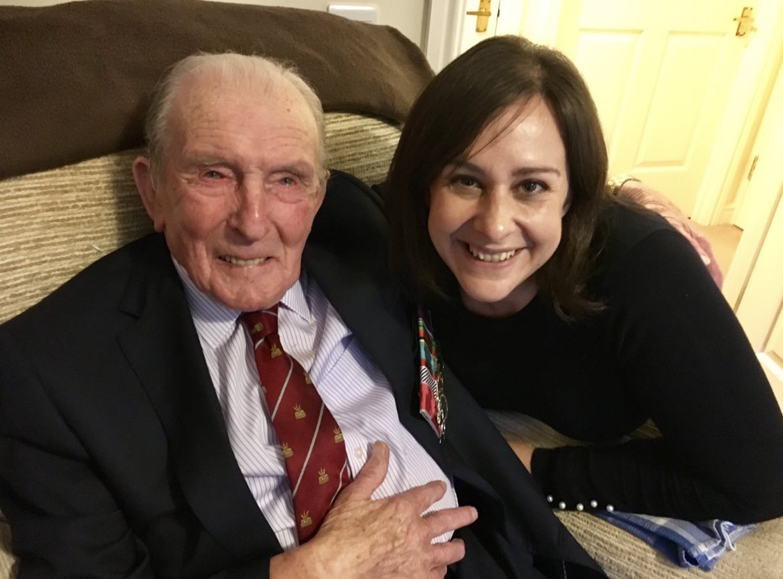 So sad to hear of the passing of the last surviving #Dambuster Johnny Johnson. Aged 101. It was a privilege to meet him and have lunch with him a couple of years ago. Such a character, kind and sparky and what a life. Rest In Peace - Blue Skies Sir! #RIPJohnnyJohnson