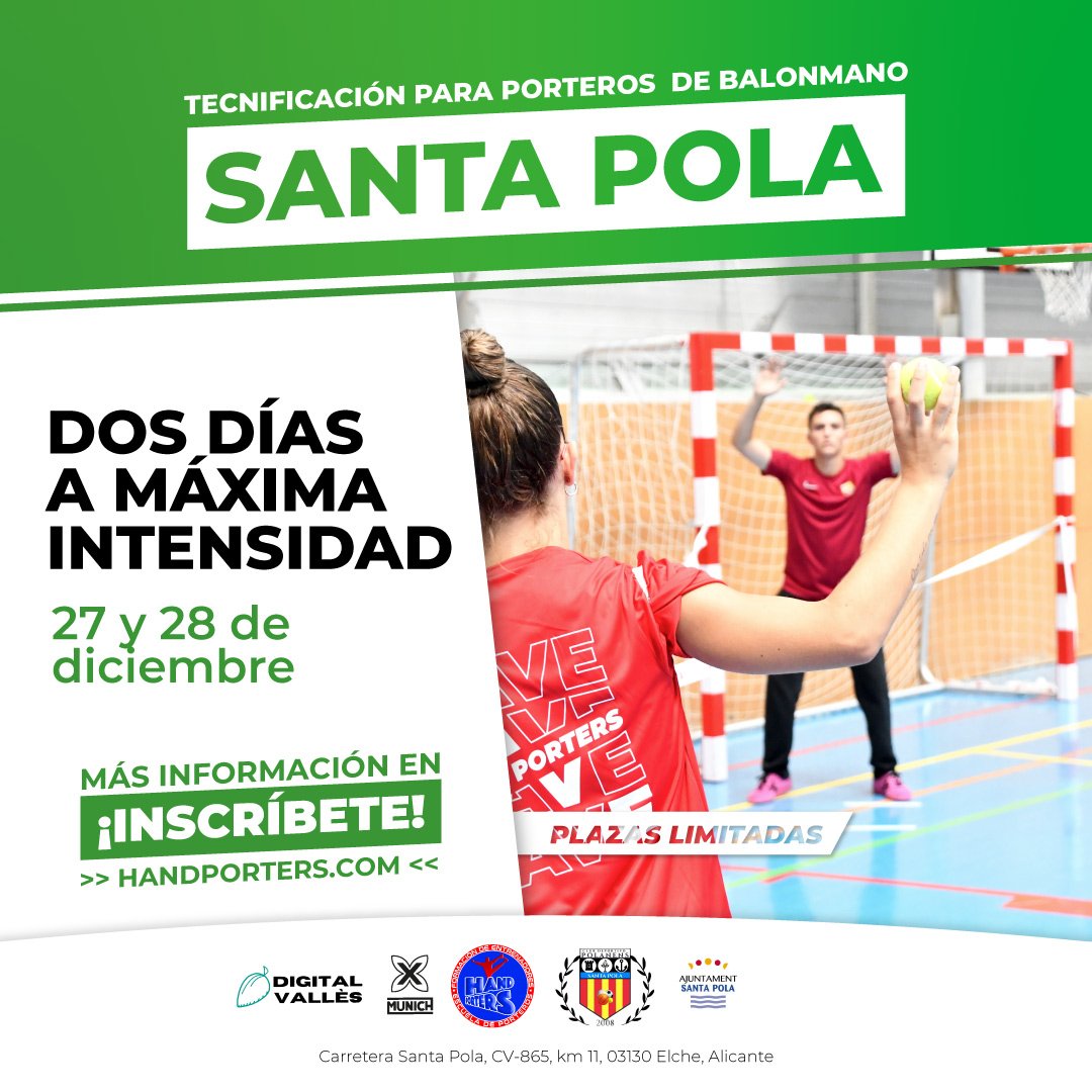 Hand_porters's tweet photo. ▶️ SANTA POLA ◀️
¡Qué vamos a Alicante! Gracias a nuestros amigos @CDPolanens ✌️✌️

📅 27 de diciembre 🕒 de 9h a 13h y de 15h a 18h 
📅 28 de diciembre 🕒 de 10h a 13h y de 15h a 18h 
🤾‍♂️🤾‍♀️ Alevín a Senior
📍 pabellón Lara González Ortega​ (Els Xiprerets)
https://t.co/0Ge2l6FsvE https://t.co/uKT6o0yjfg