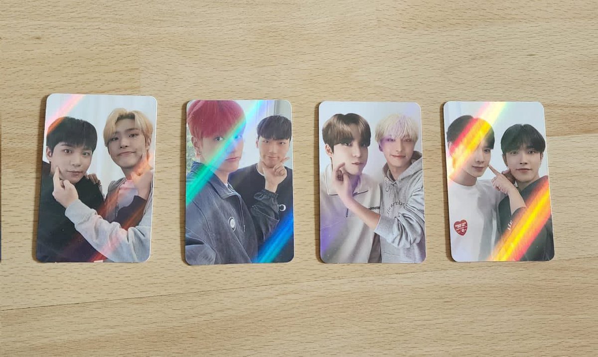 タレントカード ATEEZ WONDERWALL UNIT COMPLETE SET POB タレント