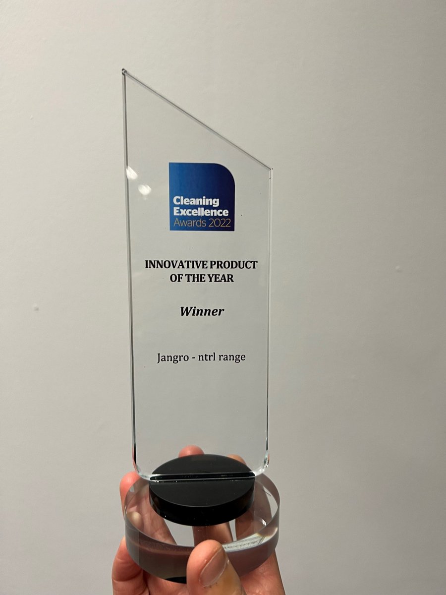 JangroLtd's tweet photo. We are really honoured and happy to have won the award for most innovative product of the year! It is not just highly effective at cleaning and environmentally friendly. It's now award-winning! ππ₯
#teamjangro #ntrlrange https://t.co/tZiWSKWb14