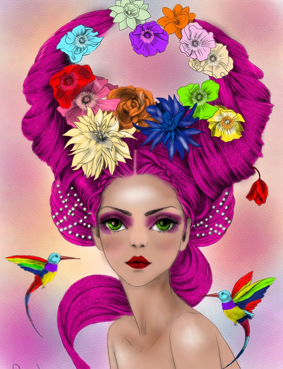 simplypheyie's tweet image. Worked on these guys some days ago #coloring #pigmentart