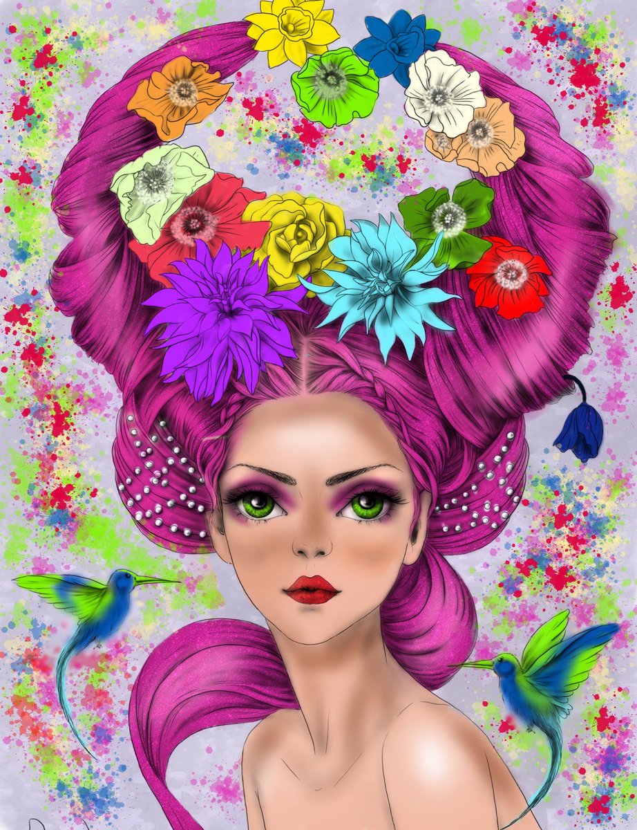 simplypheyie's tweet image. Worked on these guys some days ago #coloring #pigmentart