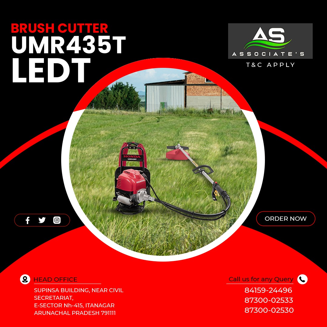 AaaaAssociates's tweet photo. Presenting Honda BRUSH CUTTER UMR435T LEDT, Experience a world of comfort in carrying, Sharp and superior Cutting with the all-new Honda 4-Stroke Back Pack Brush Cutter.

Customers can place an order and relax.
To buy contact: 84159-24496
Mail us: aaaassociates2@gmail.com https://t.co/KsKSHdUE1j