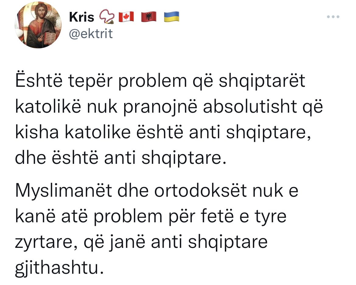v_nikaj's tweet photo. @ektrit Sikur bie ne kundershtim 🧐 https://t.co/iT4mTpGJoC
