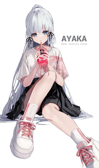 冬コミ新刊用の綾華です感謝…!#今年も残りわずかなので今年一番伸びた絵を貼る見た絵描きさんも強制でやる 