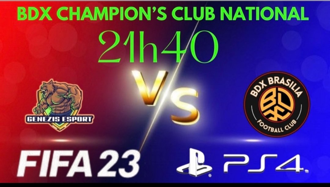 Se soir c'est match en championnat <a href="/BDX_CHAMPIONS/">⚽️ BDX CHAMPION’S ⚽️</a> le premier match se jouera face a Genezis esport B .
Dans la journée je vous enverrai nos 11 joueurs qui seront sur le terrain
<a href="/BDXeSPORT33/">BDX eSPORT</a>