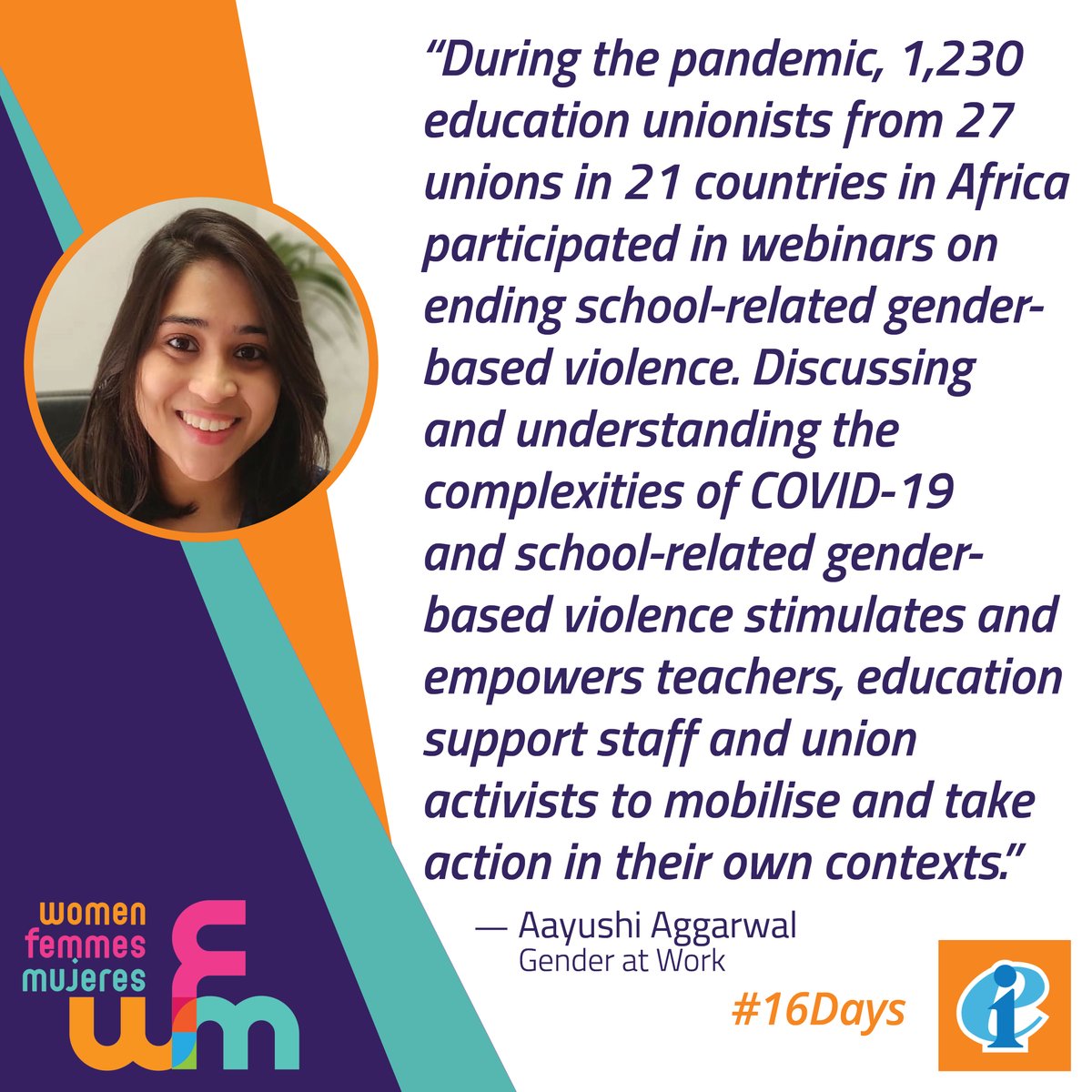 eduint's tweet photo. Education unions are working to put an end to school-related gender-based violence. Teachers are leading the way, changing hearts and minds every day.

Find out how education unions and @GenderatWork are making it happen!
➡️ https://t.co/LLlzTrlM7s

#16DaysOfActivism @EIRAFRICA https://t.co/wxDqeedCJT