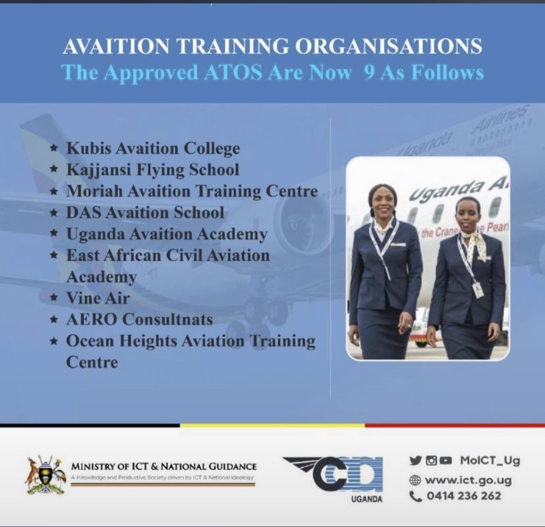 We want you remind you that KUBIS AVIATION COLLEGE is the leading and best aviation school in Uganda 
#CAA #aviation #januaryintake #enrollwithus #icao #IATA #kubisaviation