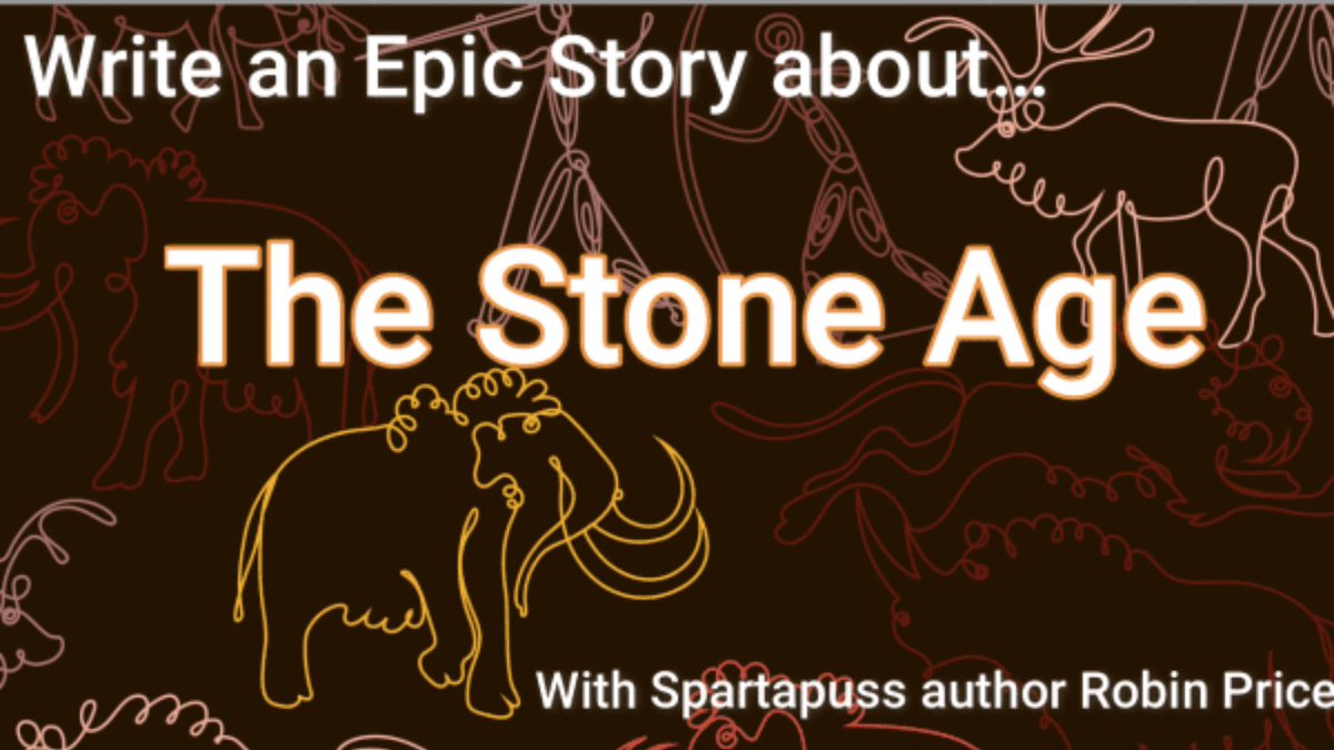 MogzillaBooks's tweet image. Don't miss out on the chance to join #Spartapuss author Robin Price for a fact-packed blast through the Stone age followed by an epic story writing session. This  Thursday afternoon at 2.00pm UK time.

#creativewriting #homeschooling #teachersupport

ticketsource.co.uk/creative-writi…