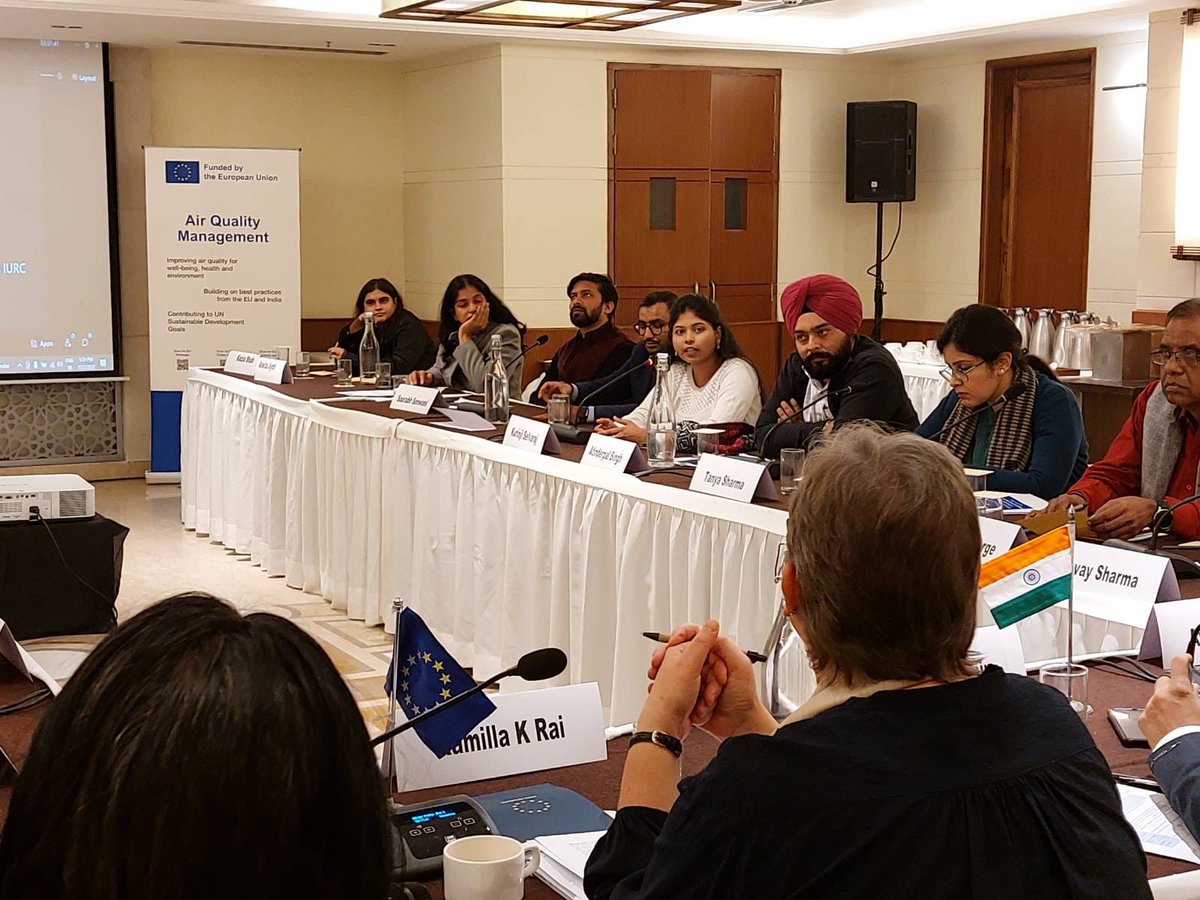 WRI India’s @bhavayster recently got the opportunity to share the table with some of India’s premier air quality experts at the 2nd ‘#AirQualityManagement’ technical convening organised by @EU_in_India. #CleanAirForAll #AQM #AQI (1/2)