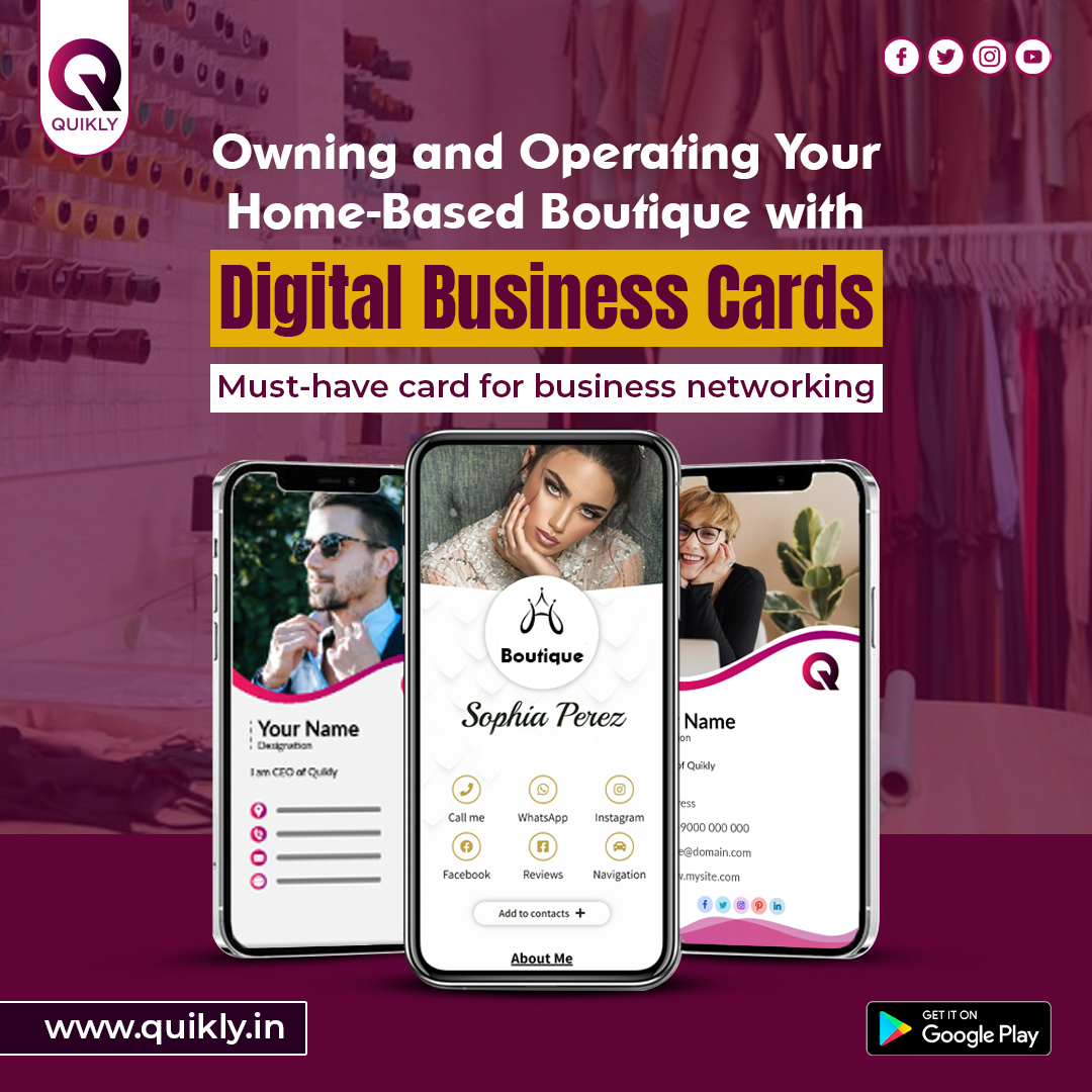 officialquikly's tweet photo. Create a digital business card with Quikly, and start sharing it with your network if you run a home-based business.
More info- https://t.co/dqWqkDvUdM
.
.
#cardbusiness #digitalbusinesscard #quikly #sucessfully #businessvisitingcard #businesscarddesigns #designbusinesscard https://t.co/FaCYUPTwQV