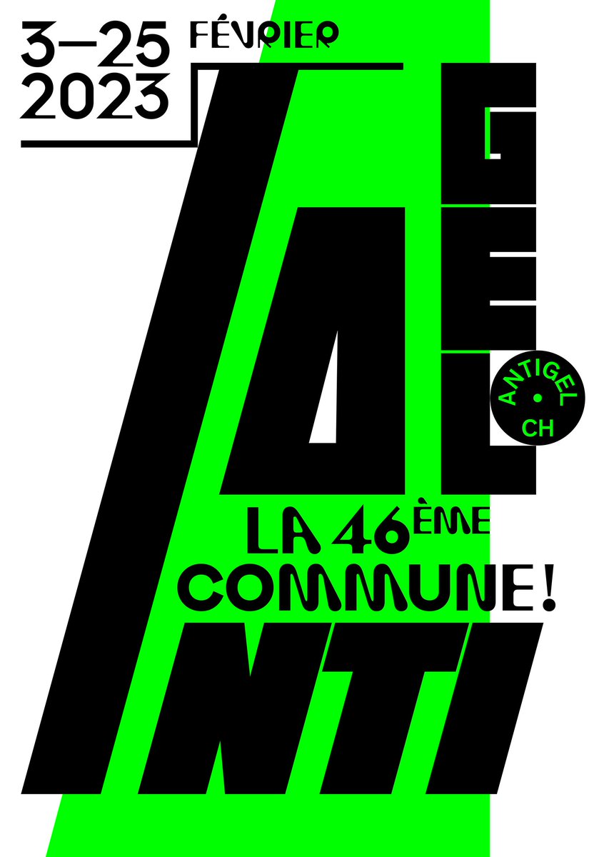 💚 Antigel 2023 - L'affiche de la 13ème édition 💚 - mailchi.mp/antigel/antige…