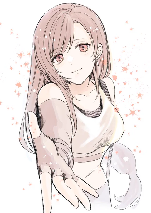絵が描けなくて遅れましたがFF7Rクリアしましたブログに感想上げてます～ 