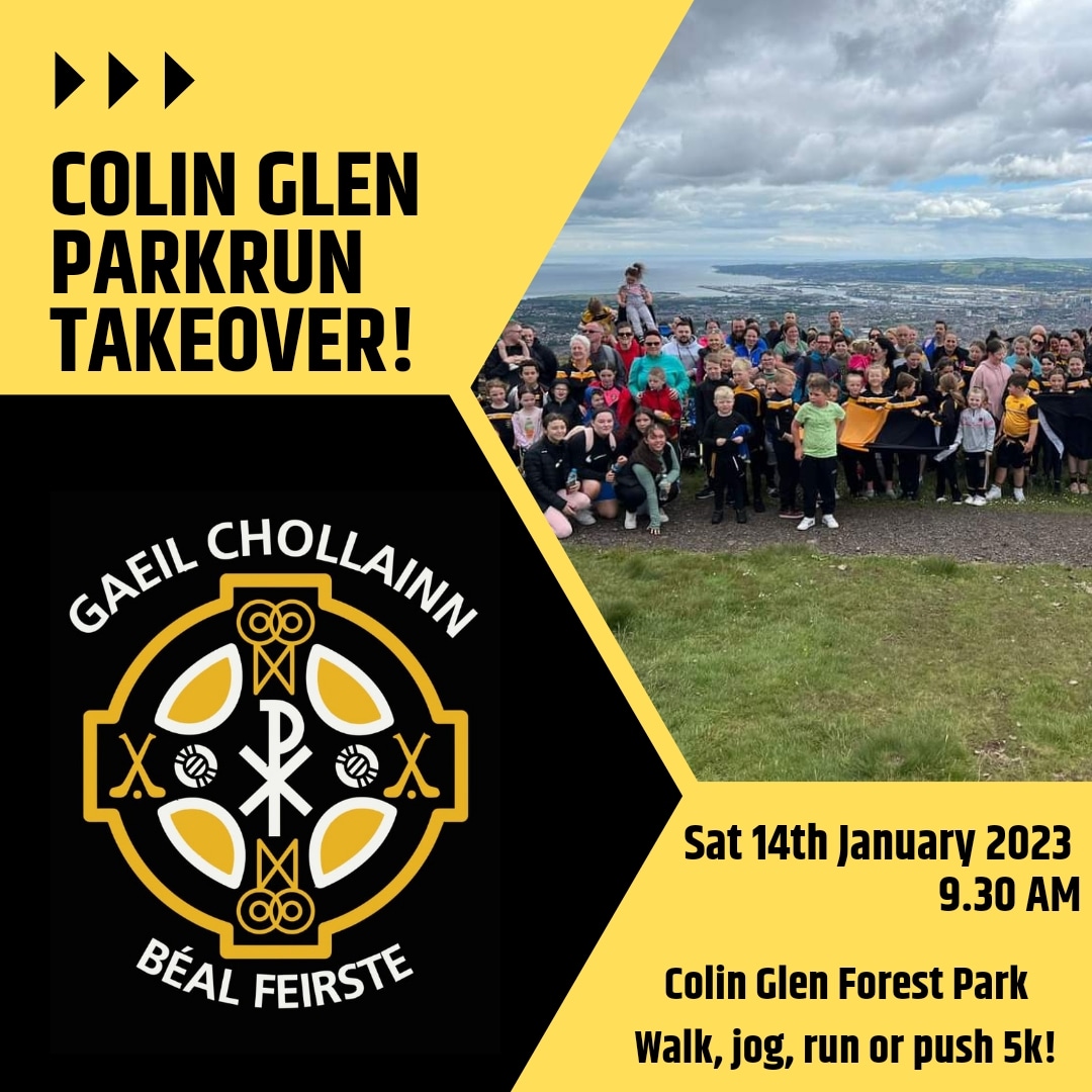 ClgColin's tweet photo. **Save the date**
Let's start the New Year together as we mean to go on! ๐โโ๏ธ๐ช๐โโ๏ธย
Join us for the first ever Colin Gaels @colinglenprkrun Takeover on Saturday 14th January @ 9.30AM.
Register for Parkrun here:: https://t.co/bu3mhESIKW
Further details to follow #ColinGaels https://t.co/R6S9cdgLYw