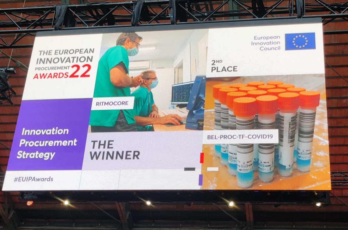 RITMOCORE PPI (@ritmocore) on Twitter photo <a href="/ritmocore/">RITMOCORE PPI</a> we are extremely pleased to announce we have been awarded with the FIRST Price in the Innovation Procurement Award STRATEGIC PROCUREMENT Category
<a href="/HospitalSantPau/">Sant Pau - Campus Salut Barcelona</a> <a href="/hbellvitge/">Hospital Universitari Bellvitge | HUB</a> <a href="/AQuAScat/">AQuAS</a> <a href="/LHCHFT/">LHCH</a> #EICSummit22 #EUIPAward <a href="/ritmocore/">RITMOCORE PPI</a> we are extremely pleased to announce we have been awarded with the FIRST Price in the Innovation Procurement Award STRATEGIC PROCUREMENT Category
<a href="/HospitalSantPau/">Sant Pau - Campus Salut Barcelona</a> <a href="/hbellvitge/">Hospital Universitari Bellvitge | HUB</a> <a href="/AQuAScat/">AQuAS</a> <a href="/LHCHFT/">LHCH</a> #EICSummit22 #EUIPAward