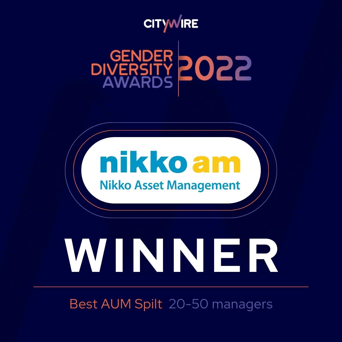 amova_am_global's tweet photo. #NikkoAM won @Citywire's 2022 Gender Diversity Award Best AUM Split 20-50 Managers for fund managers that helped get more women into fund management!
Link to winners article here: https://t.co/jFIr3fLpW1
*Please note that this link will bring you to a 3rd party website. https://t.co/xhOi4xHyBI