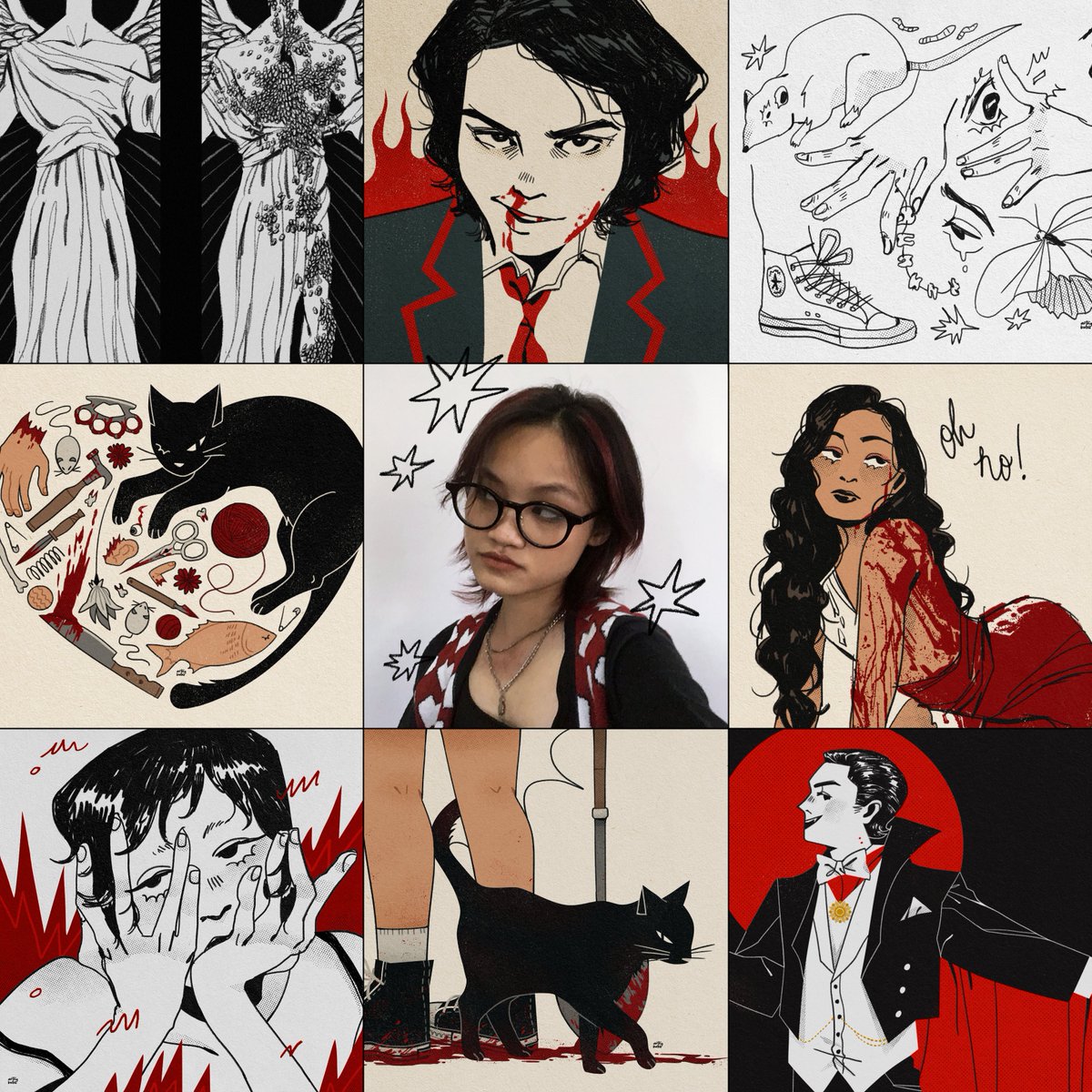 #artvsartist2022 kind of a bloody year 👁️ 