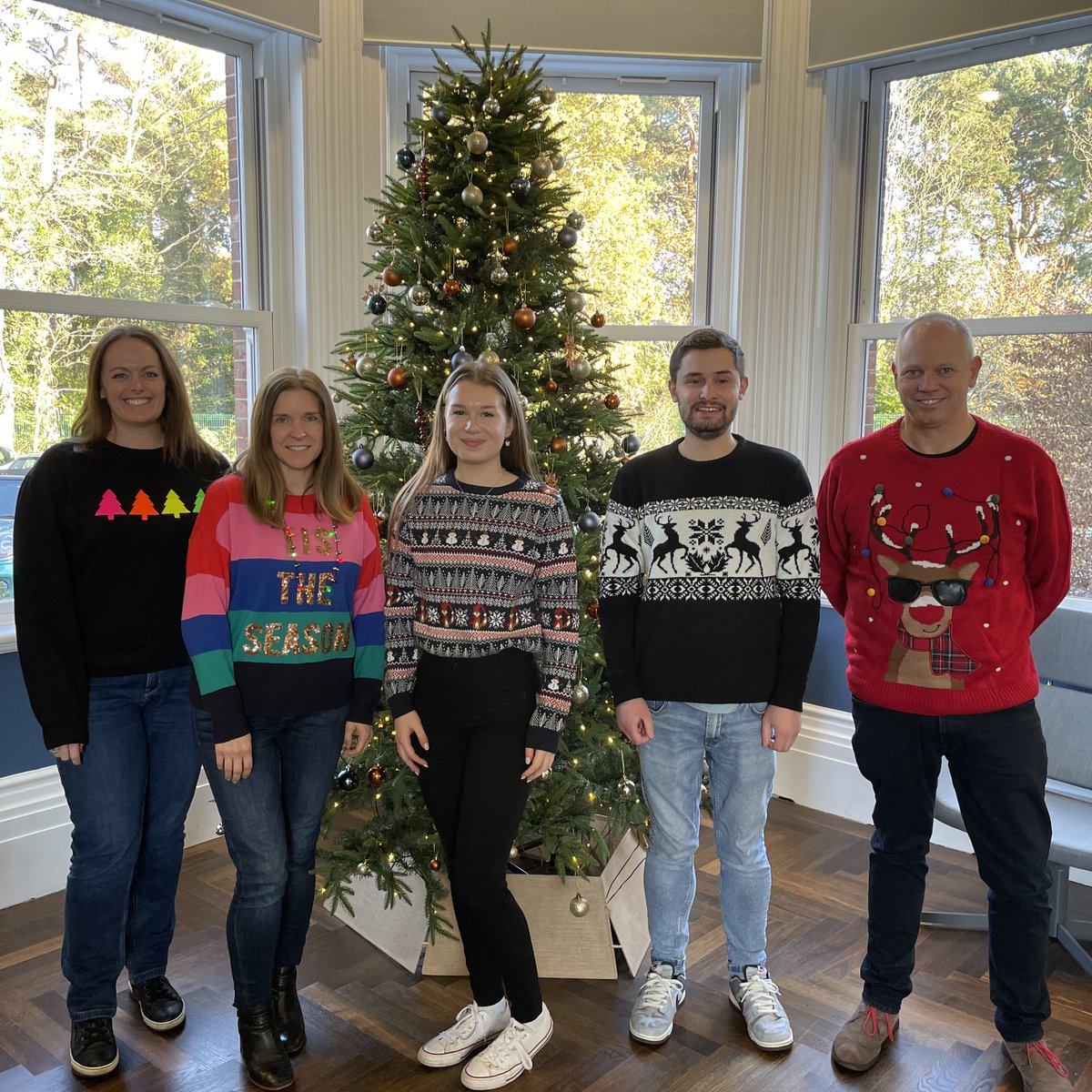 _mzuri's tweet photo. The Mzuri team are pleased to be sporting our festive jumpers and taking part in Christmas Jumper Day again this year, raising money for @savechildrenuk. 🎄​
​
#christmasjumperday #christmas #christmasjumper #christmasjumpers #xmas #xmasjumper #merrychristmas #savethechildren https://t.co/z1UiAlsc3T