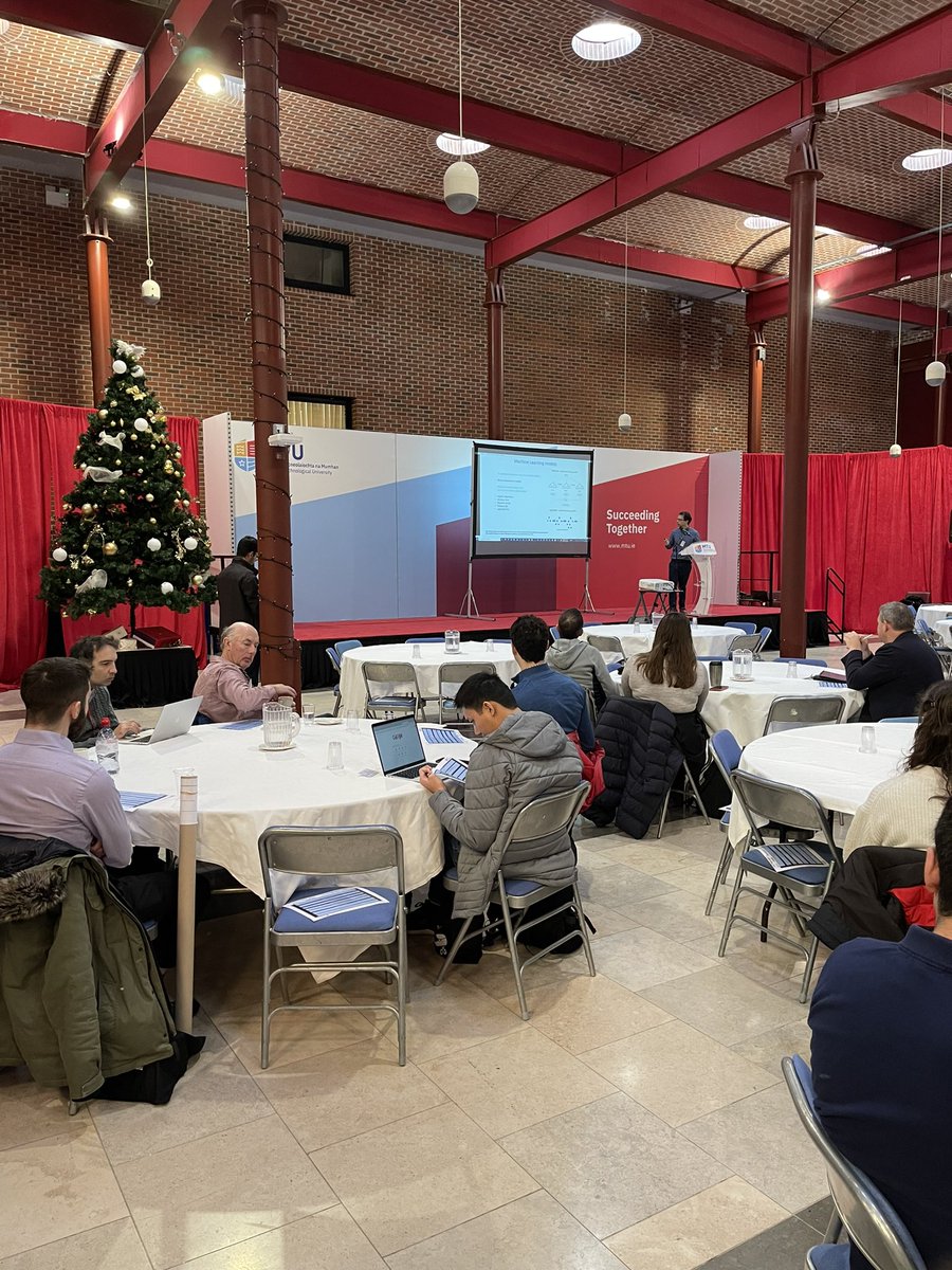 <a href="/insight_centre/">Insight Research Ireland Centre</a> is delighted to co-sponsor the <a href="/AicsConference/">AICS Conference</a> which kicks off today <a href="/MTU_ie/">Munster Technological University</a>. Lots of brilliant talks including the keynote by <a href="/BarryOSullivan/">Prof. Barry O'Sullivan, MRIA</a> later today #aics22 #ArtificialIntelligence #DataScience #ML <a href="/Qualcomm/">Qualcomm</a> <a href="/keelvar/">Keelvar</a> #CollinsAerospace <a href="/LeroCentre/">Lero</a> <a href="/crt_ai/">Research Ireland CRT in Artificial Intelligence</a>