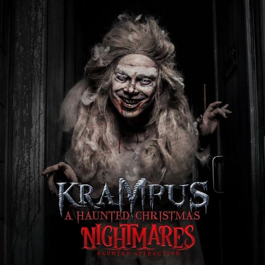 A HAUNTED CHRISTMAS🎄 Meet Krampus at Nightmares Haunted Attraction! The #1HauntedAttraction in the Philippines.
⏰𝐎𝐩𝐞𝐧 𝟒:𝟎𝟎 𝐩𝐦 𝐭𝐨 𝟏𝟐:𝟎𝟎 𝐚𝐦 (𝐓𝐡𝐮𝐫𝐬-𝐌𝐨𝐧)  
💻𝐅𝐨𝐫 𝐦𝐨𝐫𝐞 𝐢𝐧𝐟𝐨 𝐯𝐢𝐬𝐢𝐭: 
     nightmaresmanila.com