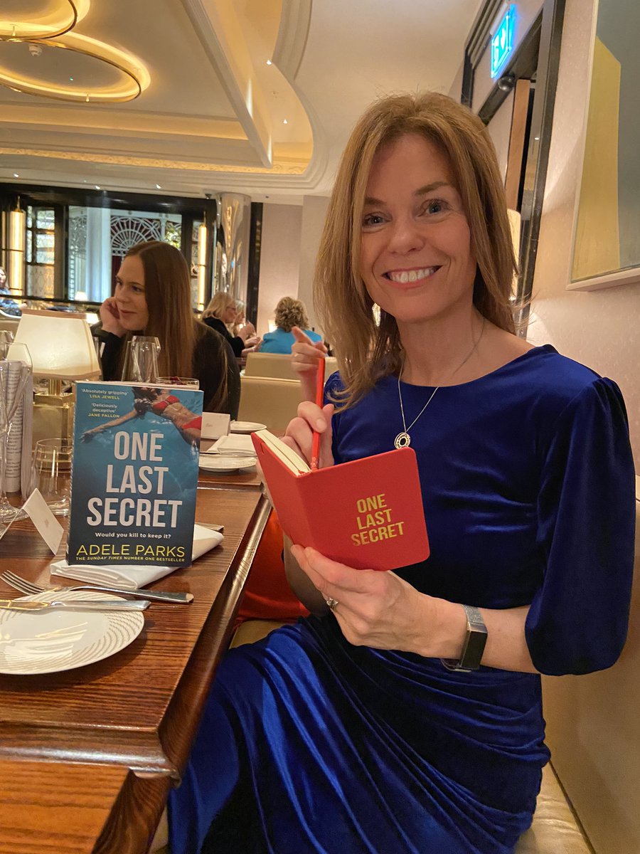 Wishing Sunday Times Number One bestseller @adeleparks huge congratulations on the paperback publication of #OneLastSecret today - fair to say it’s been a fun week so far… 🥂🥂<a href="/HQstories/">HQ Stories</a>