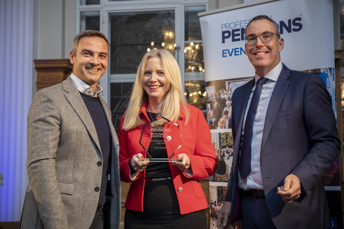 avivainvestors's tweet photo. 🎉 We are proud to have won “DC Investment Innovation of the Year” at this year’s Professional Pensions Investment Awards. 

Congratulations to all involved on this great achievement!
Full list of winners here ▶ https://t.co/430jIgej4Q

#Pensions #Investments #Awards https://t.co/En297V3sib