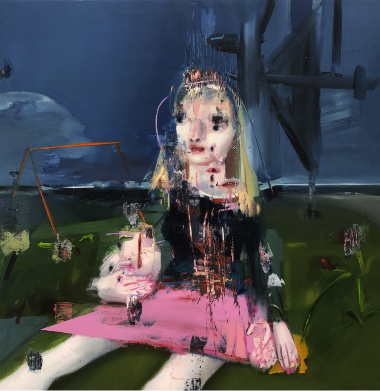 We can't stop examining Matt Harman's paintings that are exhibiting in OUT OF THE DARK at the moment. More faces and objects surface, the longer you look... What do you see? Do they evoke a childhood memory?

#Childhood #Faces #Outofthedark