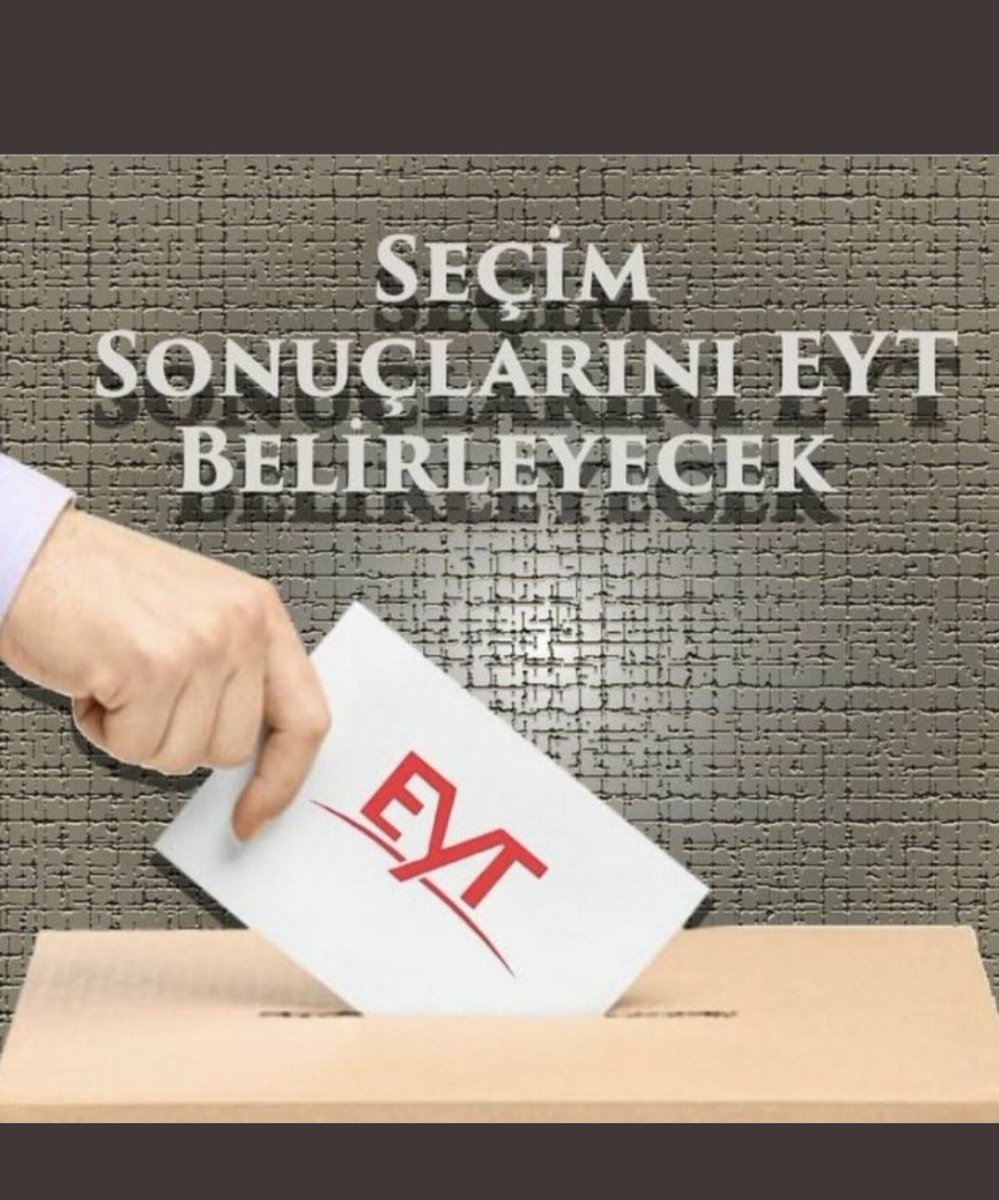 Bu konunun orta yolu yoktur, #eyt aleyhte bir yasanın haksız ve hukuksuz bir şekilde geriye işletilmesidir, azınlığı yada çoğunluğu memnun etmek ÇÖZMEMMEKTİR..!
<a href="/RTErdogan/">Recep Tayyip Erdoğan</a>
<a href="/Akparti/">AK Parti</a>
<a href="/vedatbilgn/">Vedat Bilgin</a>
<a href="/MHP_Bilgi/">MHP</a>
<a href="/dbdevletbahceli/">Devlet Bahçeli</a>

#EYTdeYaşKoşulunaHayır