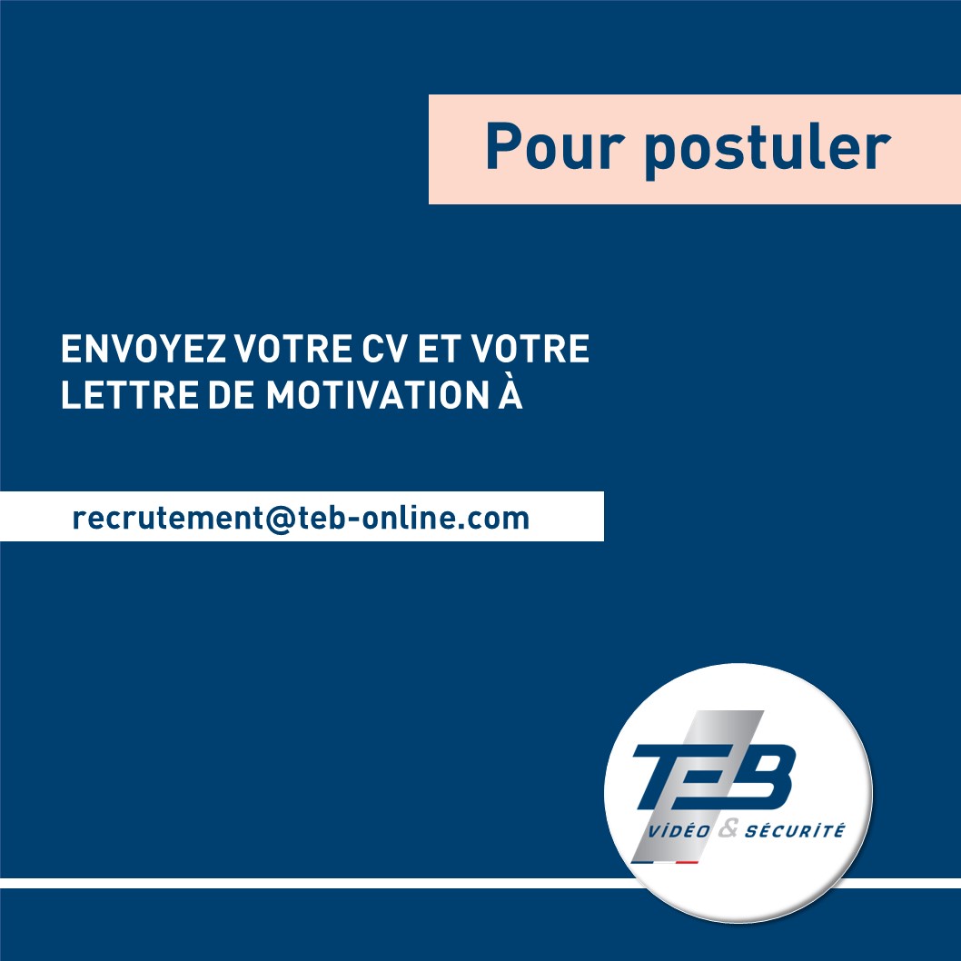 📢 TEB Vidéo &amp; Sécurité #recrute à #Nîmes pour son agence de Marguerittes en #CDI ! 3 postes sont à pourvoir !
Postulez et rejoignez nos équipes : lnkd.in/e_5c6r6A
#recrutement #offredemploi #job