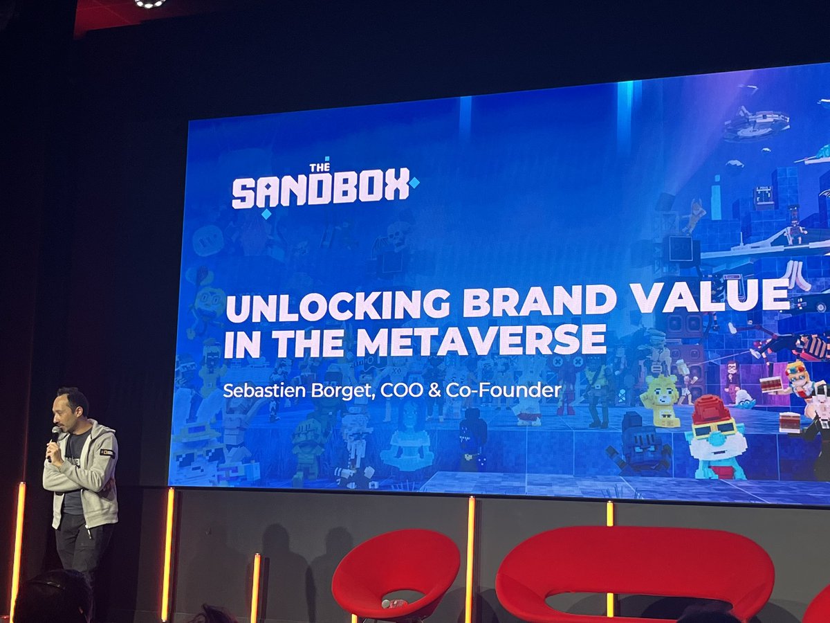 Maxence_Demerle's tweet photo. Présentation passionnante par @borgetsebastien @TheSandboxGame #MastercardMIF2022 https://t.co/sEOYE6L4Ib