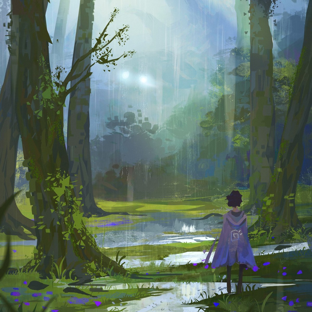 HuionFr's tweet photo. C'est comme ouvrir un livre d'histoires, comme marcher dans un conte de fées. 🌳

@bleizc
#Kamvas22plus

#huion #huionfeature #huionfr #illustration #illustration #illustrer #environement #aventure https://t.co/ujDNUbRYQP