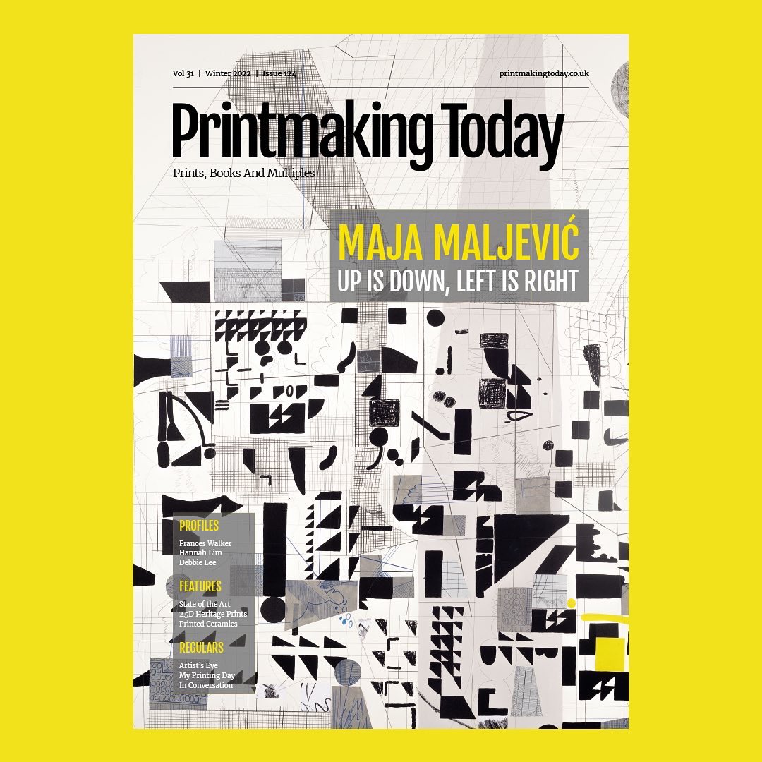 Printmaking Today winter issue 124 is out now. Featuring artist profiles on Maja Maljević, Frances Walker CBE RSA and Hannah Lim.
 
Magazine subscriptions make wonderful Christmas presents! Order through our website, link in bio.