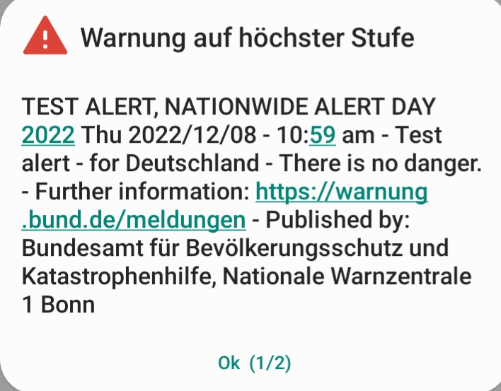 IgSchiri's tweet photo. Irgendwie erschreckend, wenn Sirenen durch die ganze Stadt heulen. #Warntag2022 #Alarm #Testlauf https://t.co/nsAcz327cc