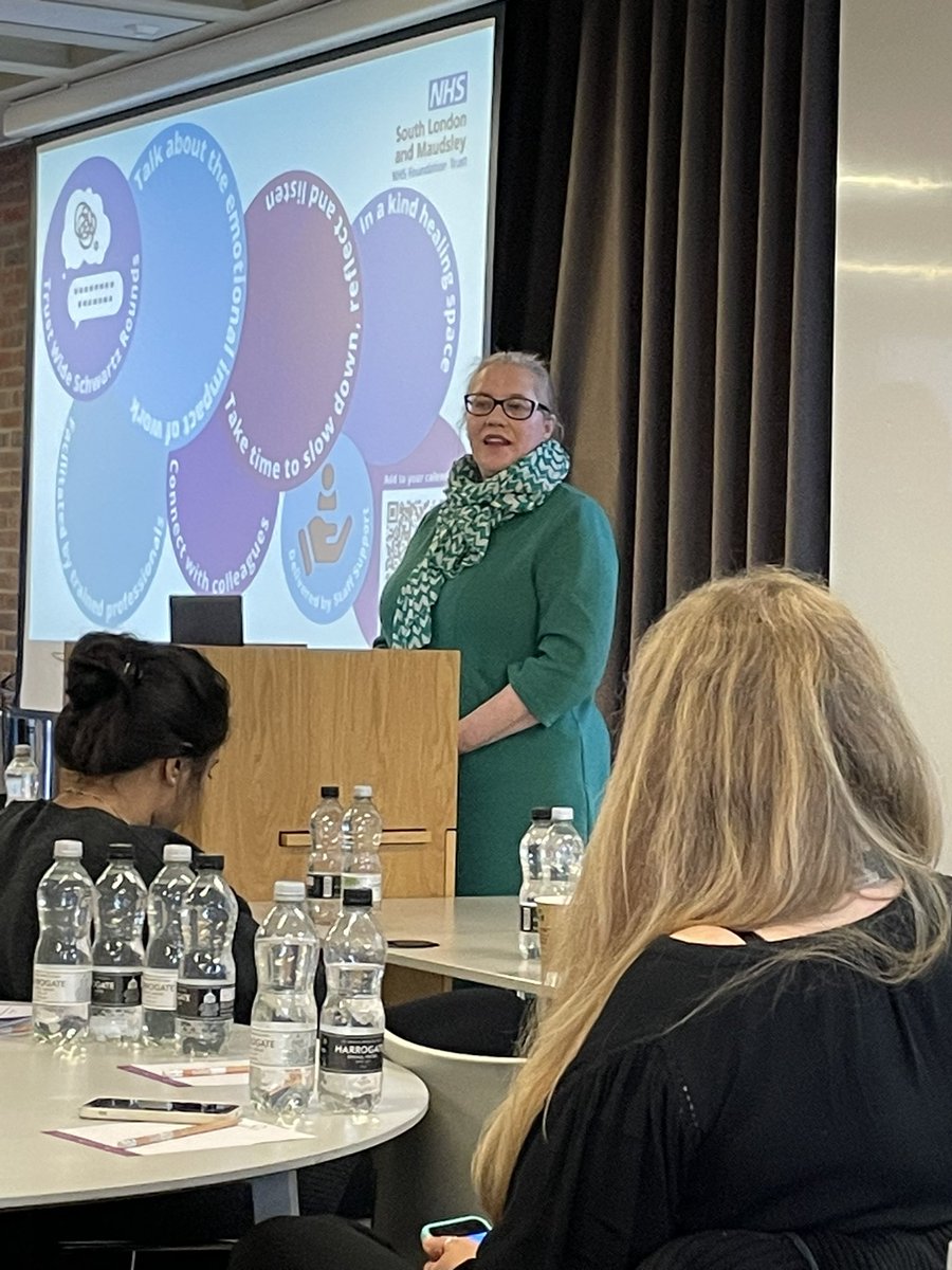 Thank you @maudsleycharity @becgray2 for supporting our @MaudsleyNHS Nursing Conference. Fabulous to hear how the charity supports care 💙👏🙏@normanlamb