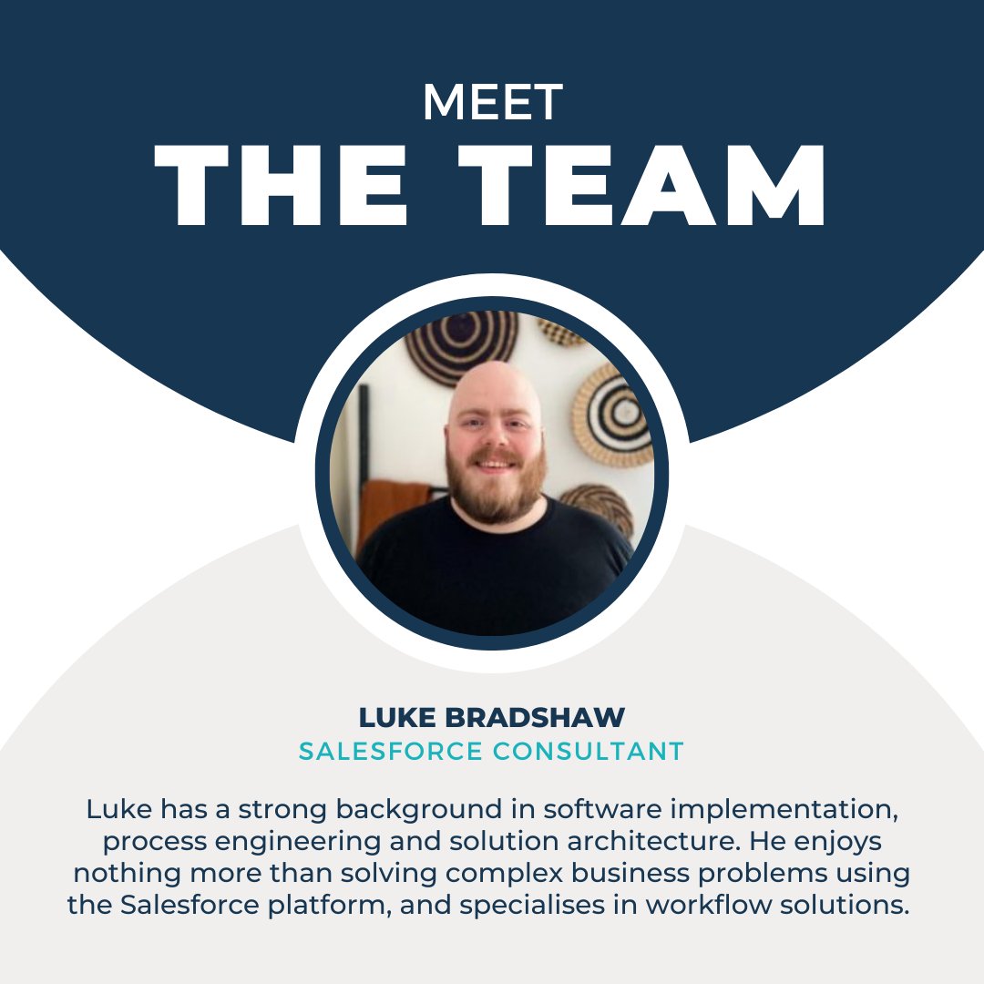 Meet Luke, our Salesforce Consultant!

He has vast industry experience implementing Salesforce in the telecommunications, property development, and social care sectors.

Read more about Luke here: bit.ly/3VJMr8A 🔗
