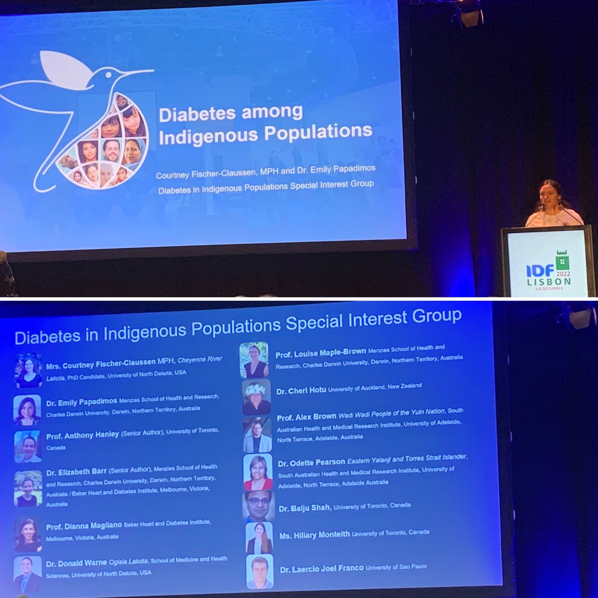 Matt Hare (@drmatthare) on Twitter photo Fantastic presentation on the burden of #diabetes among Indigenous people globally at #IDF2022 by Courtney Fischer-Claussen from North Dakota on behalf of a great team of international researchers including 3 of our <a href="/diabpartnership/">Diabetes across the Lifecourse</a> team <a href="/MenziesResearch/">Menzies Research</a>. Fantastic presentation on the burden of #diabetes among Indigenous people globally at #IDF2022 by Courtney Fischer-Claussen from North Dakota on behalf of a great team of international researchers including 3 of our <a href="/diabpartnership/">Diabetes across the Lifecourse</a> team <a href="/MenziesResearch/">Menzies Research</a>.