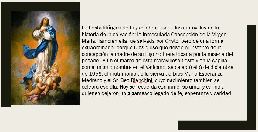 Betaniaorg's tweet photo. #8Diciembre

La Inmaculada Concepción de la Bienaventurada Virgen María

https://t.co/OwEHnXYtFz