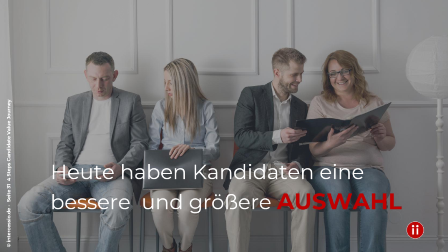 Das ist unsere neue Realität..

Wie erreichen wir also im #Sourcing und #Recruiting die Aufmerksamkeit unserer Talente und erhalten positive Reaktionen?

Genau darum ist die CANDIDATE VALUE JOURNEY so bedeutend.

Die wichtigsten 4 Steps gerade im Webinar mit <a href="/BarbaraBraehmer/">Barbara Braehmer</a>