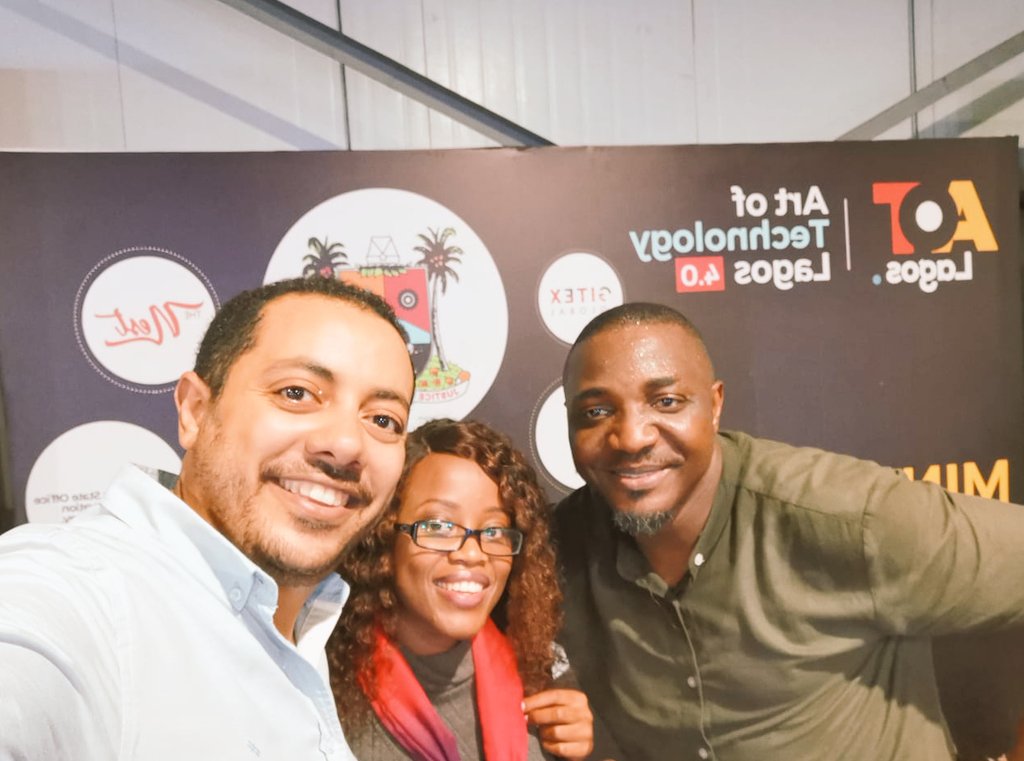 <a href="/thenailab/">Nailab</a> is honored to be at the <a href="/LagosAot/">AOTLagos</a> Accelerating technology talent in the digital economy;

Join us today!

#Talent #Art #technology 
#Aot4
<a href="/EkoInnovation/">Eko Innovation Centre | Venture Studio</a> <a href="/DestinyAgbanimu/">DESTINY💜🕊️</a>