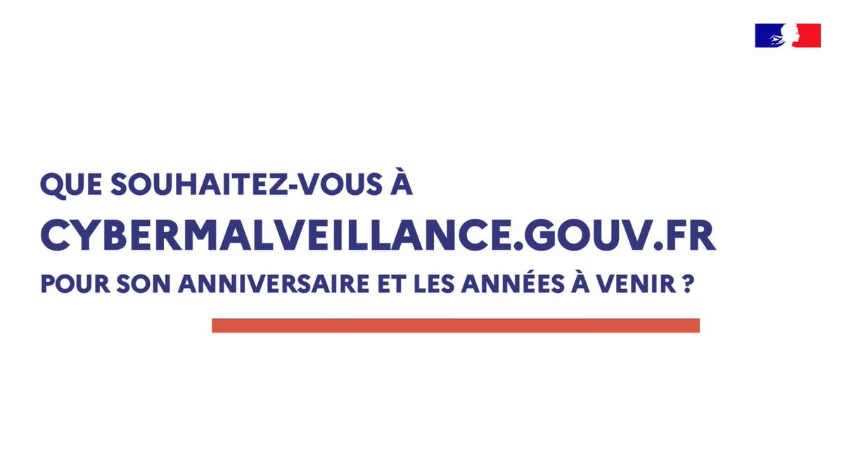 [🗓️ #5ans] Que serait Cybermalveillance.gouv.fr sans ses membres ? 3/3

Le dispositif a passé le cap des 5 ans cette année. À quoi devra-t-il ressembler demain ? Que peut-on lui souhaiter pour les prochaines années ? 

La réponse des membres 👇 cybermalveillance.gouv.fr/tous-nos-conte… 

#Cyber