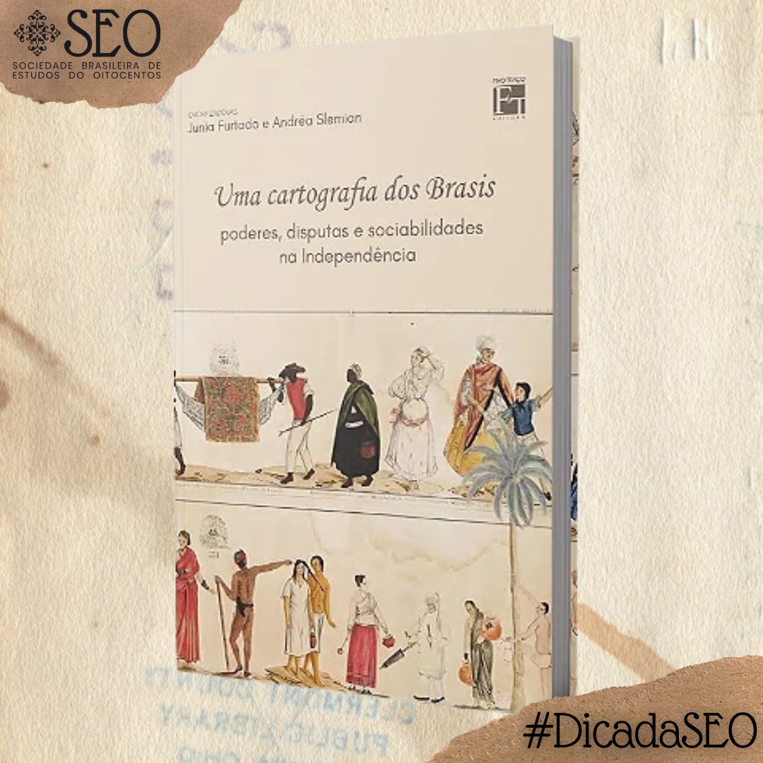 seo_800's tweet photo. 💁🏾‍♀️ A Dica da SEO é a obra “Uma Cartografia dos Brasis: poderes, disputas e sociabilidades na Independência", organizada por Júnia Furtado e Andréa Slemian. https://t.co/CzRpC9g6cj