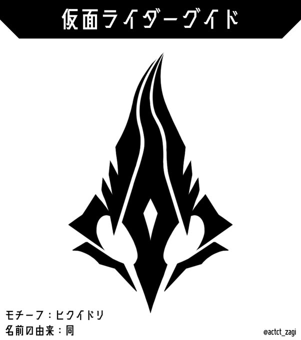 #IDコアコンテスト
#TOHOシネマズ二条
・仮面ライダーグイド
モチーフは世界一危険な鳥 ヒクイドリ。火のように揺らめく鋭利なラインを意識しました。

これまでに作ったIDコアはこちらに👇
https://t.co/7km8eKSrmG 