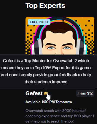 I'm really happy to announce that I got a Top Mentor Badge on <a href="/TryMetafy/">Metafy</a>  for November and listing on the front page as OW coach! Extremely thankful for that to all my students, it would not be possible without you :)

metafy.gg/@gefest/sessio…