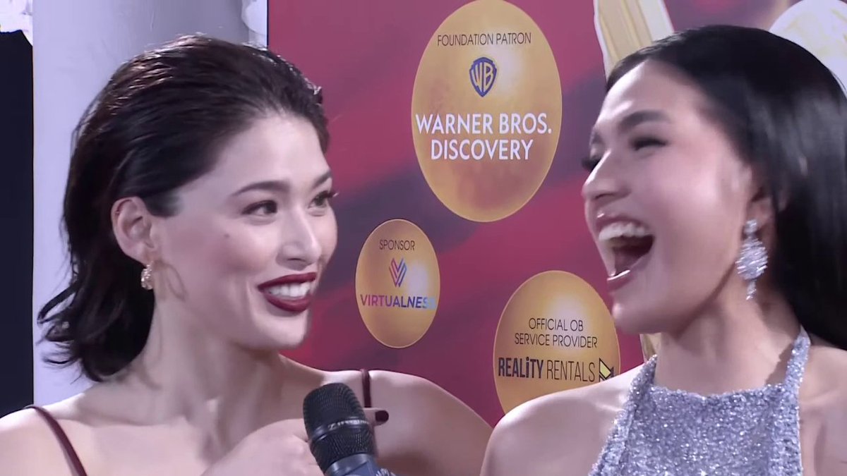 Binibini_Marik8's tweet photo. Look how happy my girls are !!! @andreaetorres @kylienicolep 

#BetCinGoesToSG 
#BetCinAsianAcademyCreativeAwards https://t.co/mqGyK021AQ
