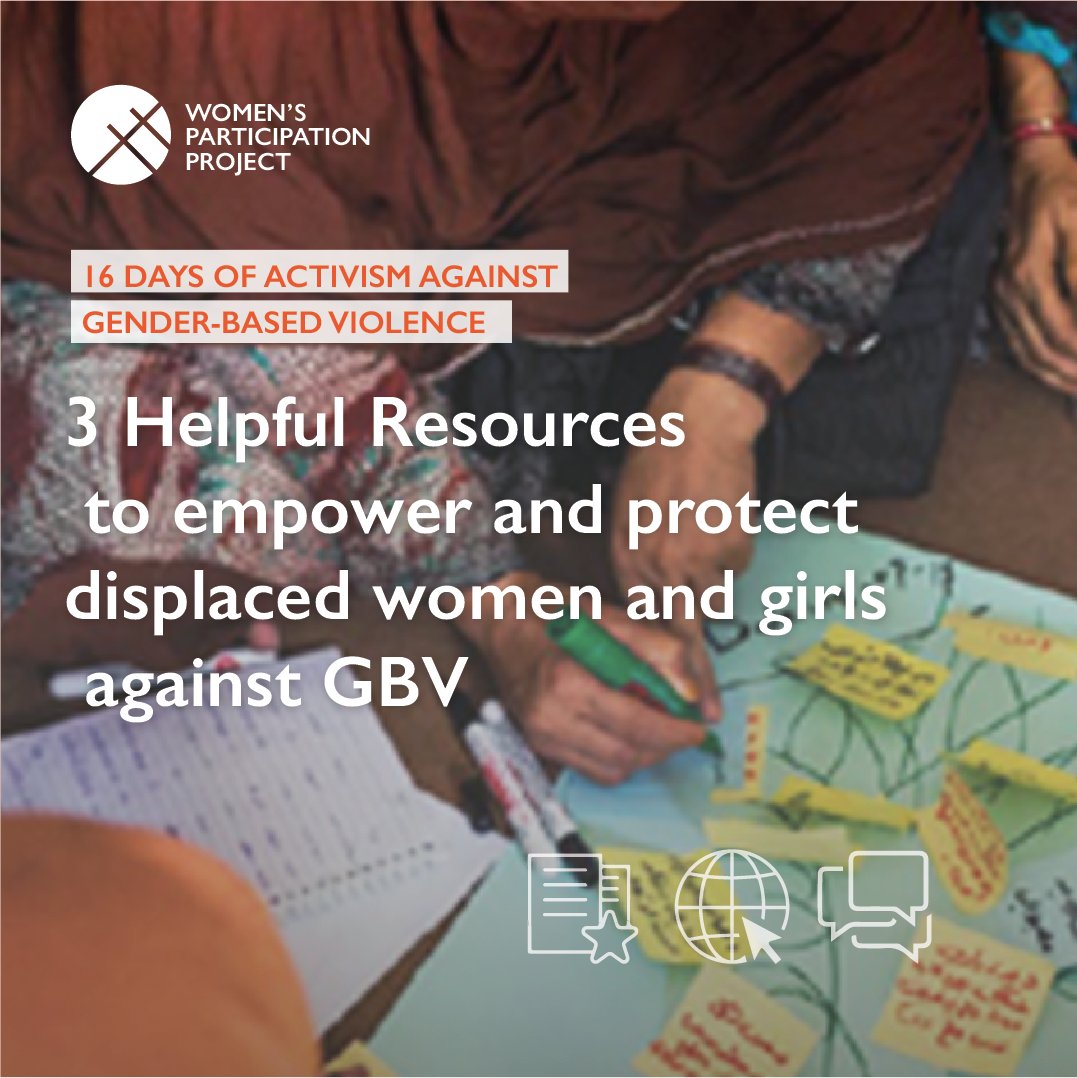 3 powerful resources for humanitarian practitioners working with women and girls to #EndGBV 👉🏿👉🏿bit.ly/3VVvNCK #EmpowerToProtect #16Days