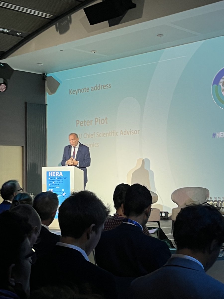 ⁦ #HERA1Year conference <a href="/peterpiot/">Peter Piot</a>⁩ we are much stronger together. We at ⁦<a href="/SSI_dk/">Statens Serum Institut</a>⁩ are happy to contribute to preparedness to stop a potential threat before it becomes a crisis