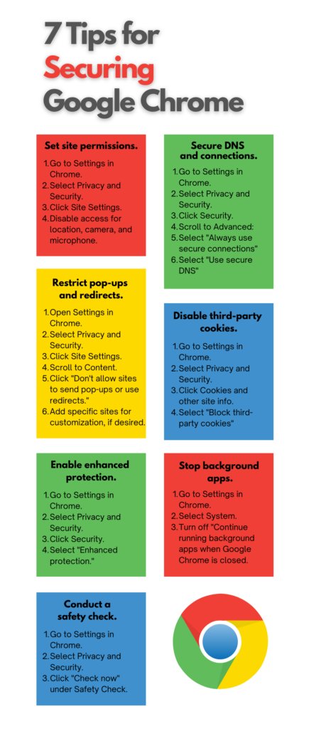 TCEA's tweet photo. π7 Tips for Securing Google Chrome π
_______________________________
https://t.co/LdZ0pEV5SO #gsuite #edtech #edadmin #educoach https://t.co/T1VOv8UWMQ