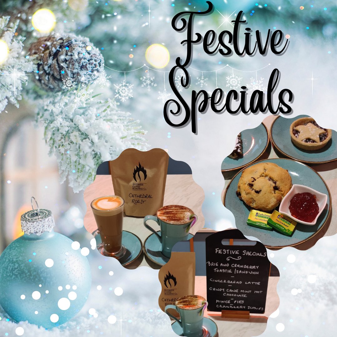 Get into the Christmas spirit with our delicious 'Festive Specials'

What's not to Love 💛

#cafeness #invernesscafe #coffee #invernesscoffee #mincepies